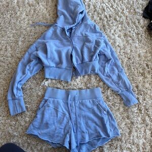 JoyLab Soft Blue 2-piece Lounge/Athletic Set